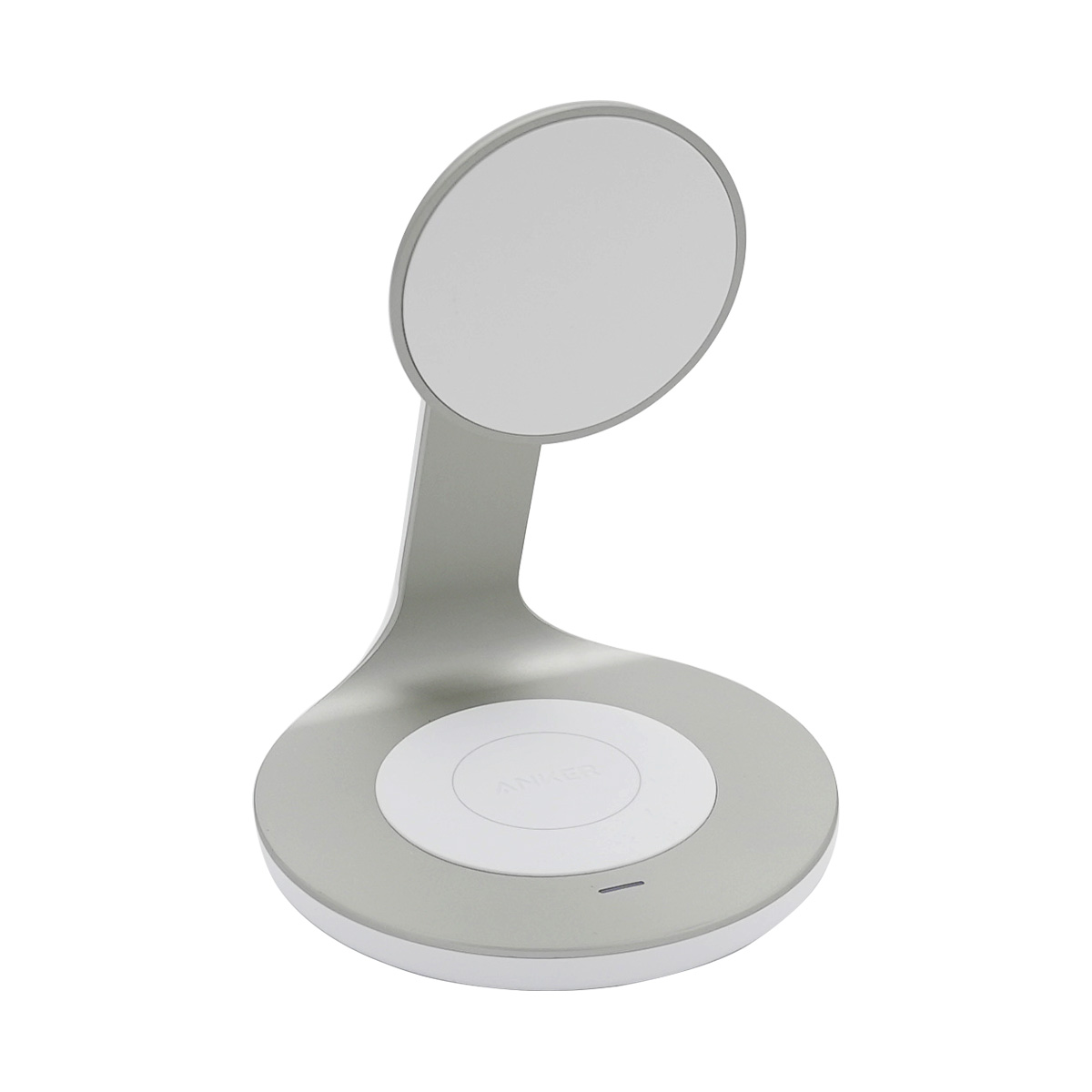 Anker PowerWave Magnetic 2-in-1 Stand Wireless Charger with 5ft(1.2m) USB-C Cable Charging Station for IOS Devices A2561