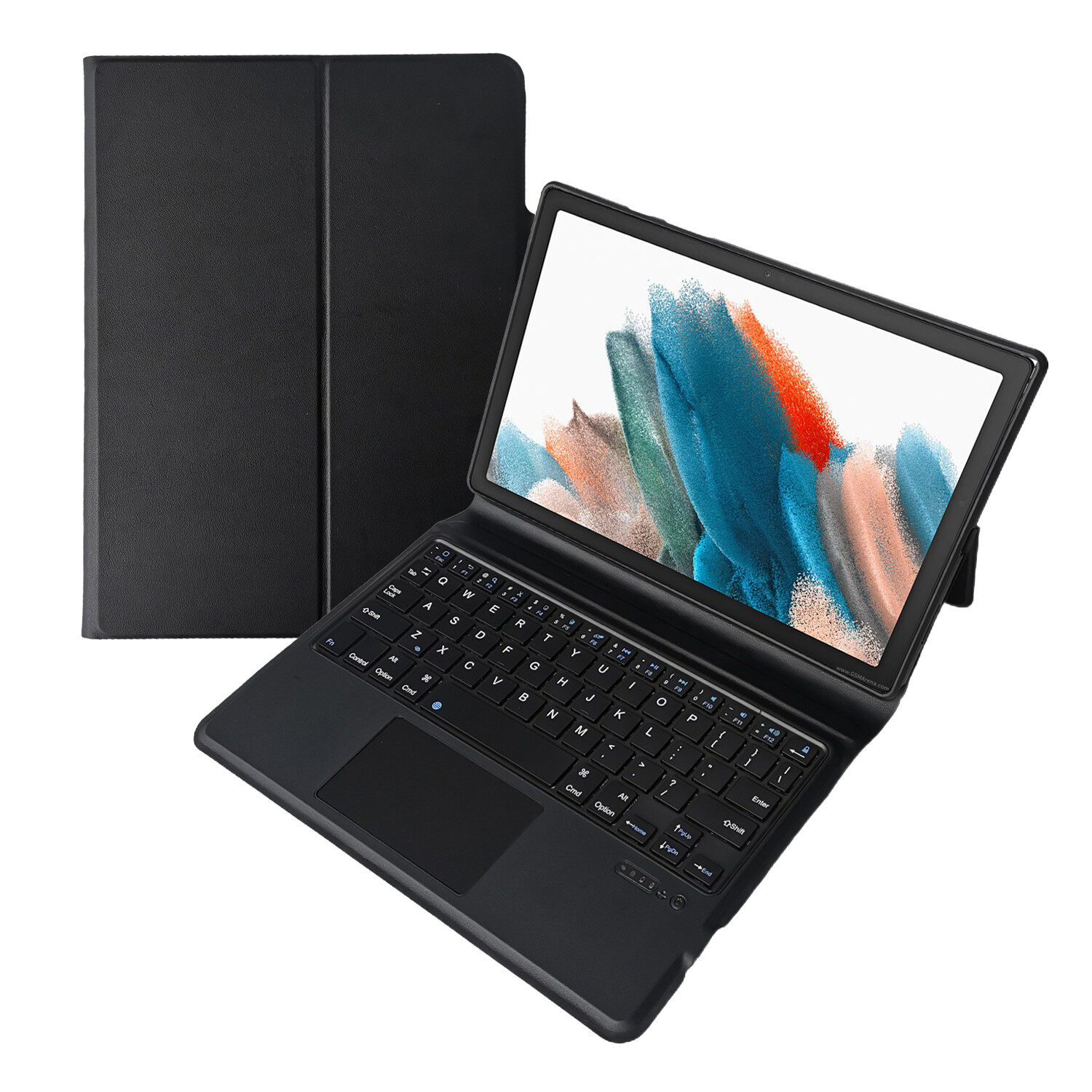 Wireless Bluetooth Keyboard Case for Samsung Galaxy Tab S8 SM-X700 S7 SM-T870 with Touchpad Keyboard Casing Cover