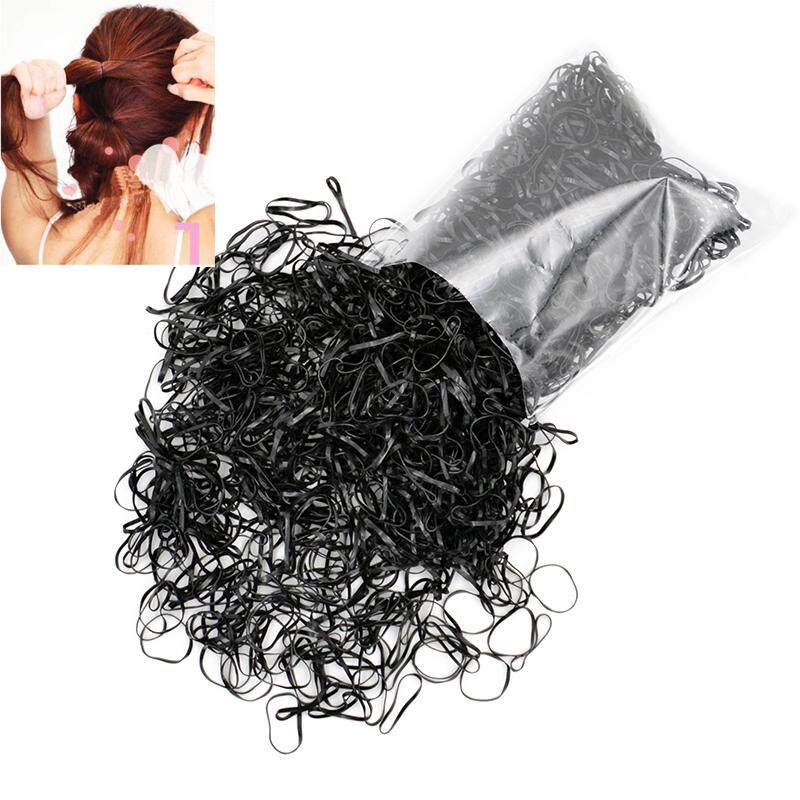 1000pcs/Lot Rubber Hair Band Rope Silicone Ponytail Holder Elastic TPU Hair Holder Tie Gum Rings