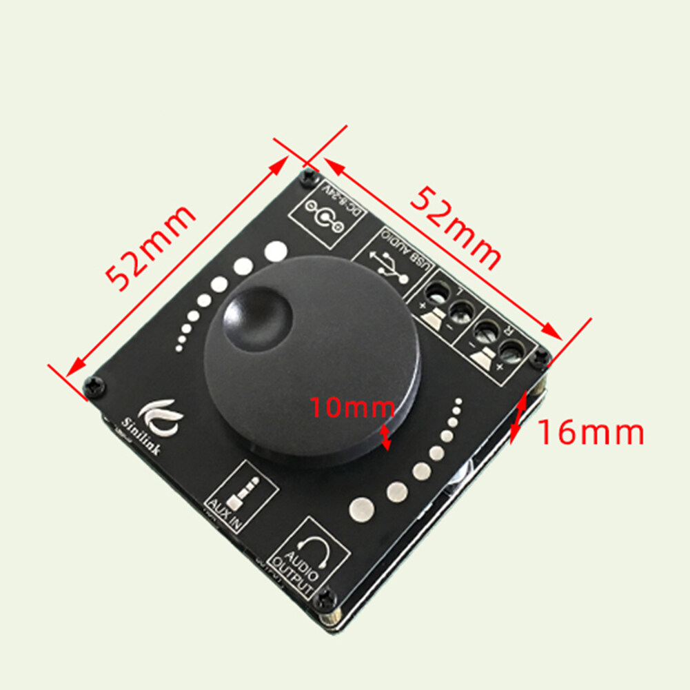 XY-AP15H 20Wx2 Subwoofer Amplifier Module APP Control Bluetooth-Compatible Audio Board Stereo Speaker Modulator Set Accessory