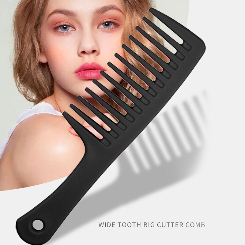 HuoShangTop Large Wide Tooth Anti-static Hairdressing Comb Combing Entanglement To Reduce Hair Loss Comb House Hold Hair Curling